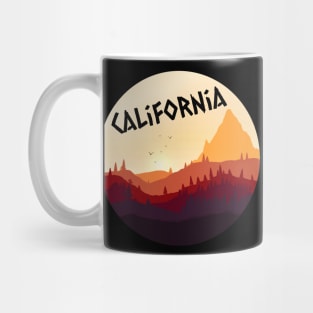 California Lake Tahoe ski - California Hiking Mug